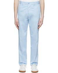 AMI Alexandre Mattiussi Blue Cotton Trousers