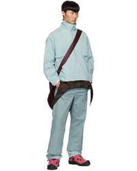 Kiko Kostadinov Blue Elio Gaiter Trousers