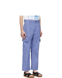 Jacquemus Blue Le Pantalon Cueillette Trousers