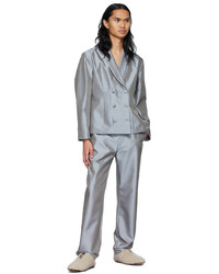 ERL Grey Silk Trousers