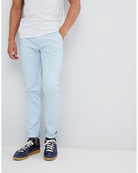 Burton Menswear Skinny Fit Chinos In Blue