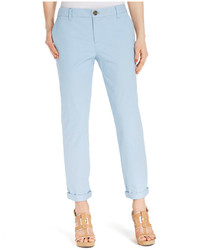 Tommy Straight Leg Rolled Chino Pants, $59 | Macy's | Lookastic