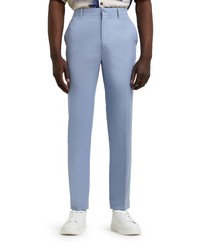River Island Textured Skinny Suit Trousers In Light Blue At Nordstrom