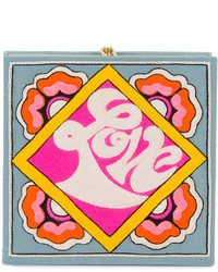 Olympia Le-Tan Love Square Clutch Bag