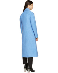 Carven Blue Wool Coat