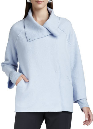 Eileen fisher boiled wool on sale coat