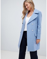 Forever New Clean Coat In Blue