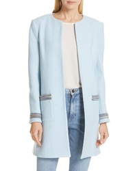 Helene Berman Clean Front Long Wool Jacket