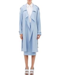 Ji Oh Twill Belted Trench Coat