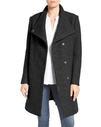 Kenneth Cole New York Pressed Boucle Coat