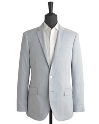 Ludlow Suit Jacket In Striped Cotton