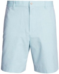 Light Blue Cotton Shorts