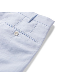 Incotex Cotton And Linen Blend Shorts