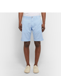 Faherty Linen And Cotton Blend Shorts