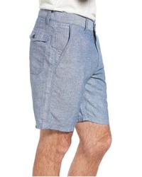 John Varvatos Star Usa Triple Needle Linen Cotton Shorts