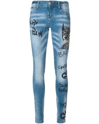Philipp Plein Bat Boy Skinny Jeans