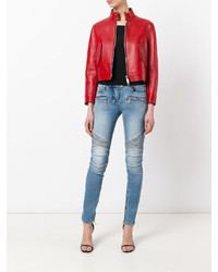 Balmain Skinny Biker Jeans