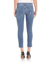 Mother The Looker Skinny Cropped Jeans
