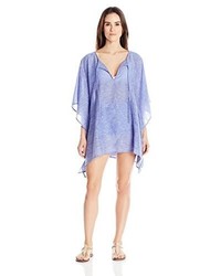 Echo Design Solid Kangaroo Poncho Cover Up