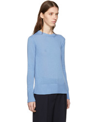 Prada Blue Cashmere Sweater