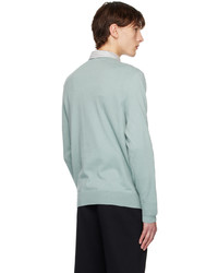 Fred Perry Blue Classic Crewneck Sweater