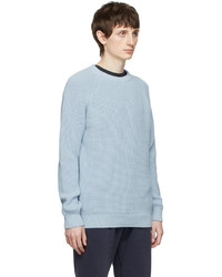 Sunspel Blue Cotton Sweater