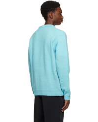 Solid Homme Blue Crewneck Sweater