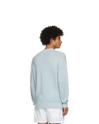 Schnaydermans Blue Mercerized Cotton Sweater