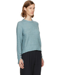 3.1 Phillip Lim Blue Pearl Cuff Sweater