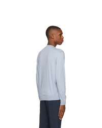Ermenegildo Zegna Blue Premium Cotton Sweater