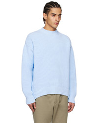 Sacai Blue Vented Sweater