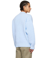 Sacai Blue Vented Sweater