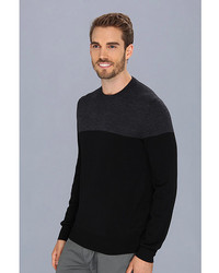 Calvin Klein Color Blocked Crew 12gg Merino Sweater