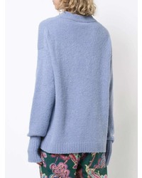 Tibi Cozy Round Neck Jumper