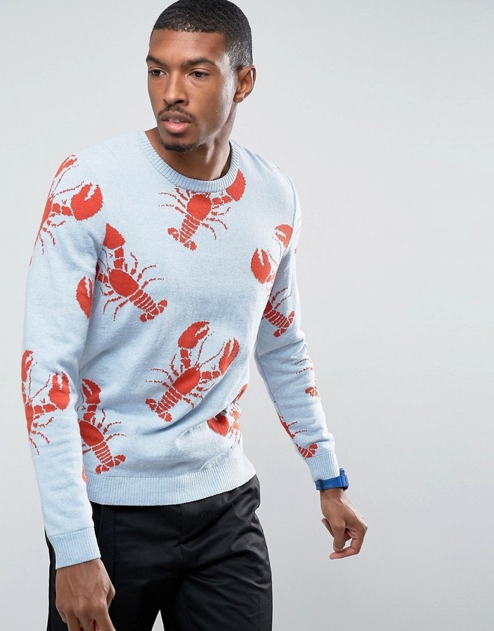 Sandro 2025 lobster sweater