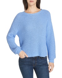 Eileen Fisher Crewneck Crop Shaker Sweater