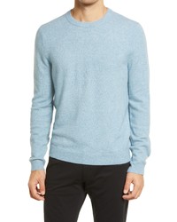 Nordstrom Crewneck Sweater In Blue Chambray Heather At