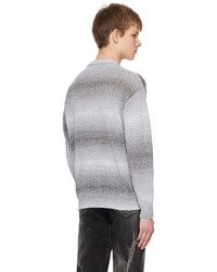 DSQUARED2 Gray Jacquard Sweater