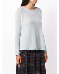 Semicouture Lightweight Boat Neck Sweater