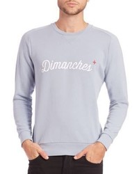 Commune De Paris Long Sleeve Dimanches Cotton Sweatshirt