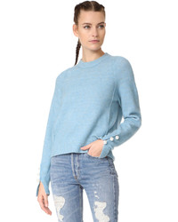 3.1 Phillip Lim Pullover With Imitation Pearl Cuffs