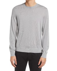 Theory Regal Crewneck Sweater In Sleet Blue At Nordstrom