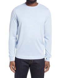 Nordstrom Tech Smart Crewneck Sweater In Blue Skyway At
