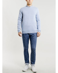 Topman Light Blue Marl Sweater