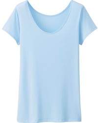 Light Blue Crew-neck T-shirt