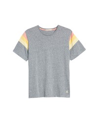 Marine Layer Banks Colorblock Recycled Polyester Blend T Shirt In Blue At Nordstrom