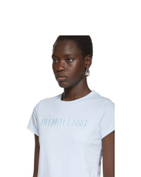 Helmut Lang Blue Baby Monogram T Shirt
