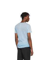Rick Owens Blue Basic T Shirt