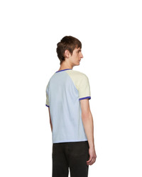 Telfar Blue Branded Raglan T Shirt