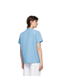 Sunnei Blue Button T Shirt